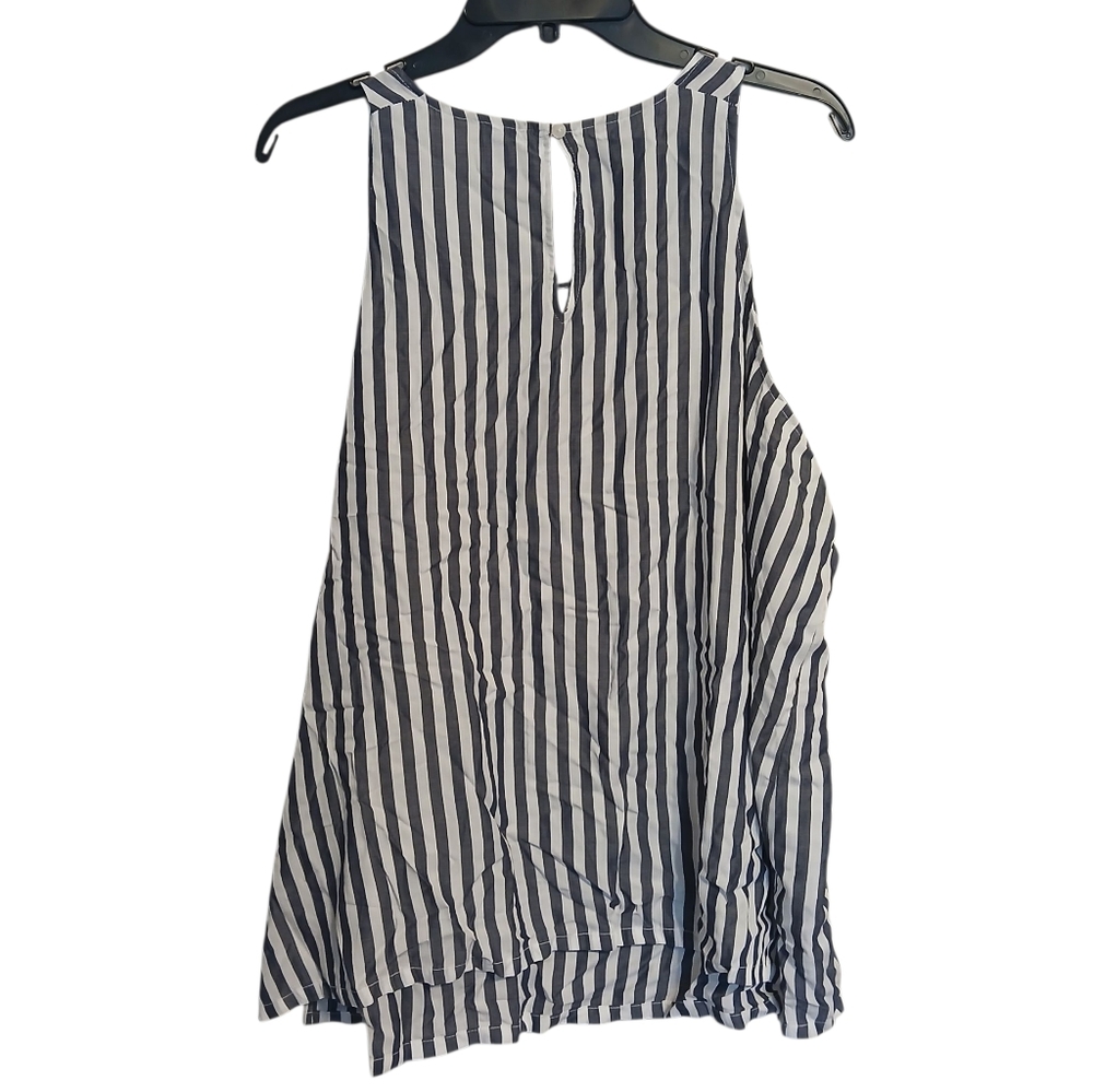 Old Navy Striped Sleevelees Top Size XXL NWT - Picture 2 of 5